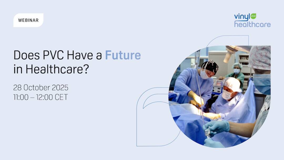 vinylplus healthcare webinar - does pvc have a future in healthcare banner